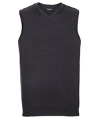 V-neck sleeveless knitted sweater