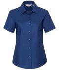 Russell Women's Short Sleeve Oxford Shirt