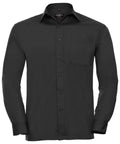 Russell Long Sleeve Polycotton Easycare Poplin Shirt