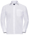 Russell Long Sleeve Polycotton Easycare Poplin Shirt