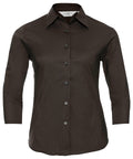 Russell Women's Ãƒ€š¾ Sleeve Easycare Fitted Shirt