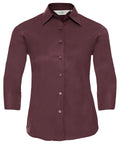 Russell Women's Ãƒ€š¾ Sleeve Easycare Fitted Shirt