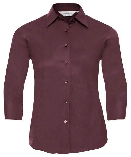 Women's Ãƒâ€šÃ‚Â¾ sleeve easycare fitted shirt
