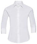 Russell Women's Ãƒ€š¾ Sleeve Easycare Fitted Shirt