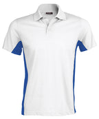 Flags short sleeve bi-colour polo shirt