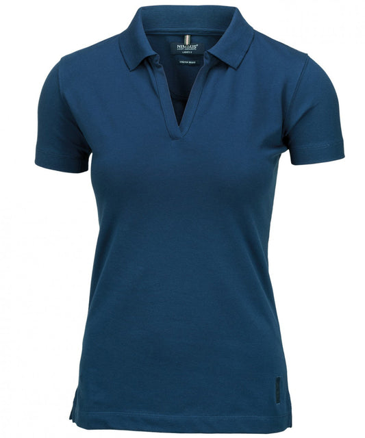 WomenÃƒÂ¢Ã¢â€šÂ¬Ã¢â€žÂ¢s Harvard v-neck  stretch deluxe polo