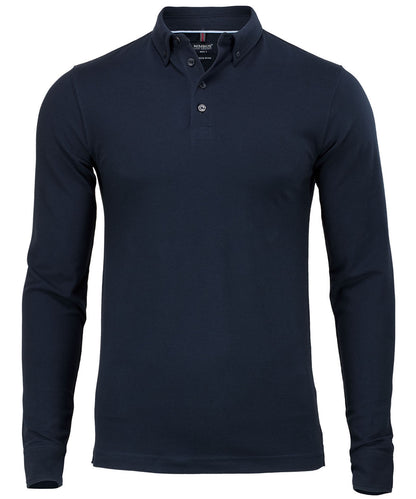 Carlington  deluxe long sleeve polo