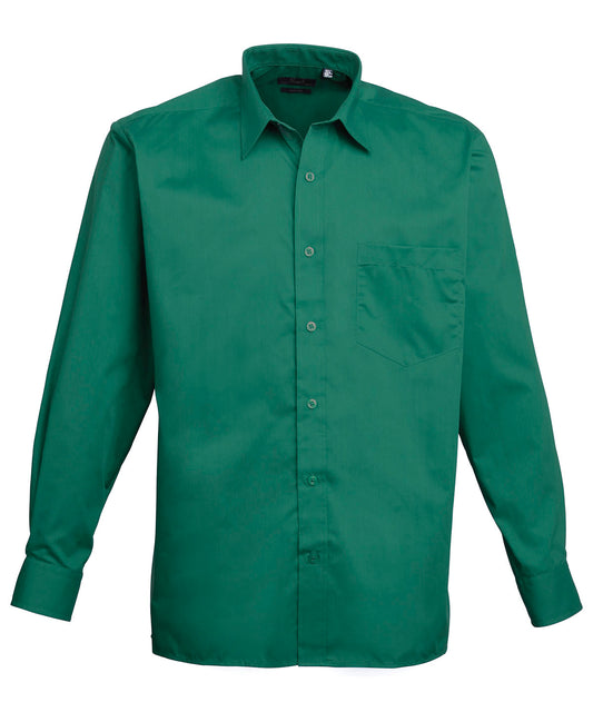 Long sleeve poplin shirt