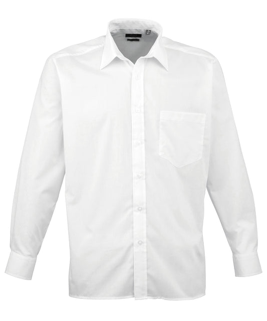 Long sleeve poplin shirt