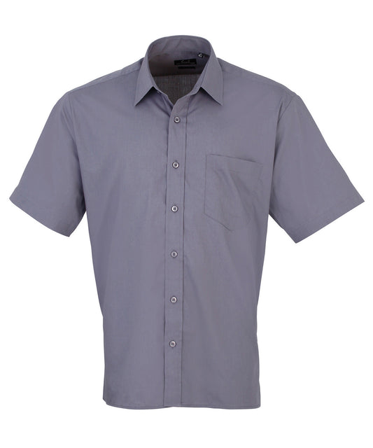 Short sleeve poplin shirt