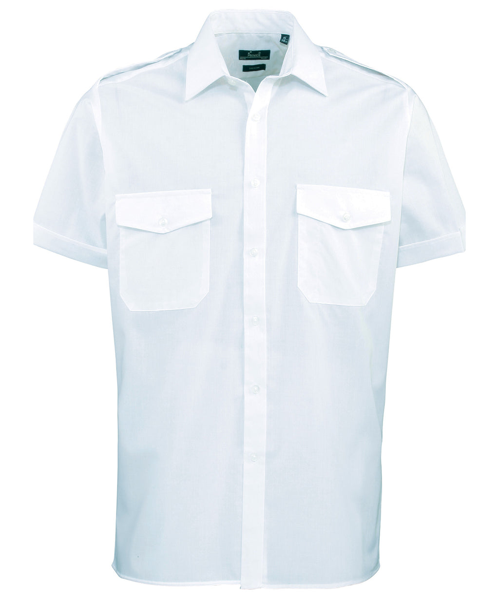Short sleeve pilot shirt