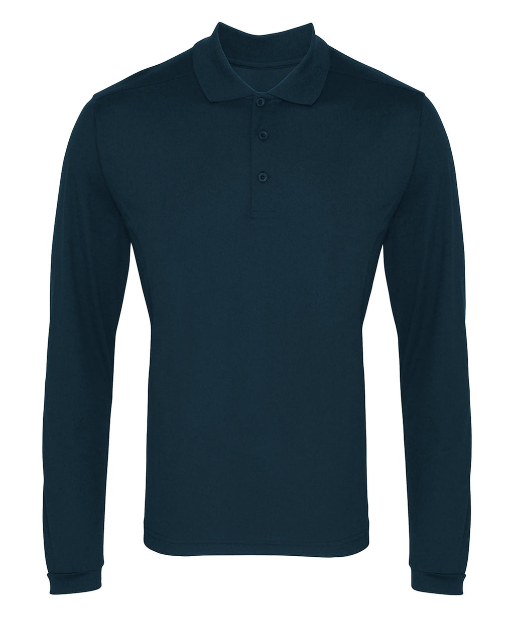 Long sleeve CoolcheckerÃƒâ€šÃ‚Â® piqufÂ© polo