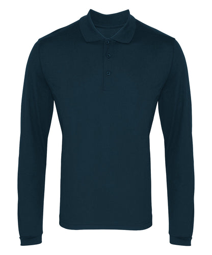 Long sleeve CoolcheckerÃƒâ€šÃ‚Â® piqufÂ© polo