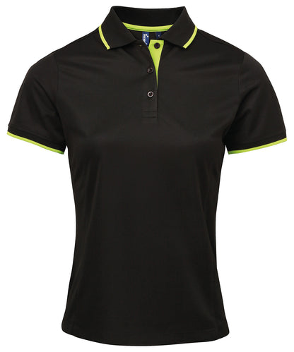 Women's contrast CoolcheckerÃƒâ€šÃ‚Â® polo