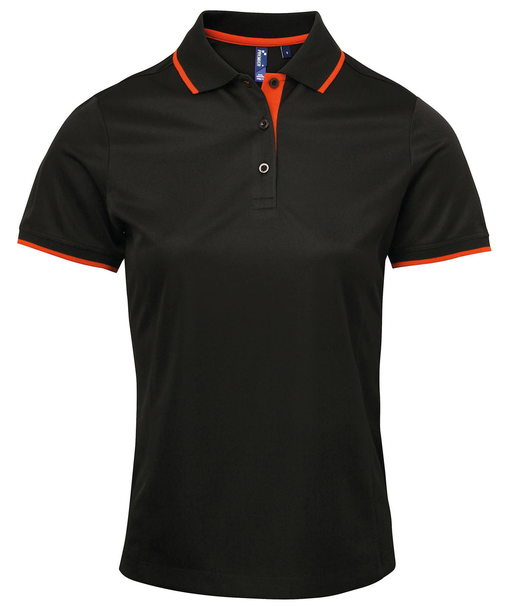 Women's contrast CoolcheckerÃƒâ€šÃ‚Â® polo