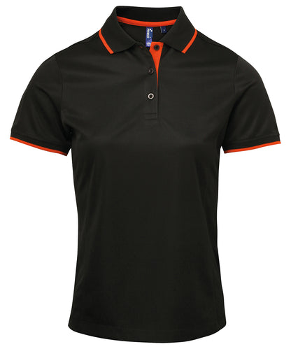 Women's contrast CoolcheckerÃƒâ€šÃ‚Â® polo