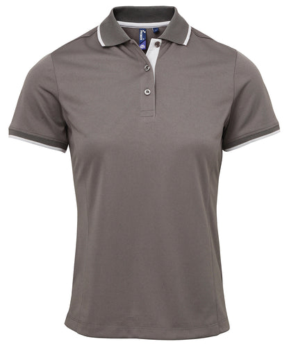 Women's contrast CoolcheckerÃƒâ€šÃ‚Â® polo
