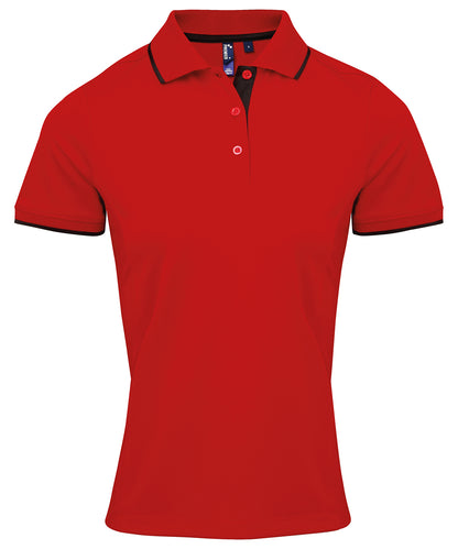 Women's contrast CoolcheckerÃƒâ€šÃ‚Â® polo