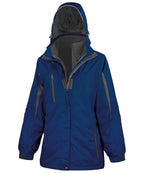 Women's 3-in-1 journey jacket with softshell inner