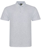 Flat image of the Pro RTX Polo Shirt in Heather Grey colour