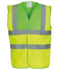 Yoko Hi-Vis 2-Band-And-Braces Waistcoat (HVW100)