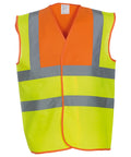 Yoko Hi-Vis 2-Band-And-Braces Waistcoat (HVW100)