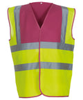Yoko Hi-Vis 2-Band-And-Braces Waistcoat (HVW100)