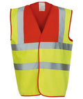 Yoko Hi-Vis 2-Band-And-Braces Waistcoat (HVW100)