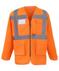 Yoko Hi-Vis Executive Long Sleeve Waistcoat (HVJ800)