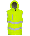 Yoko Hi-Vis Kensington Hooded Gilet (HV007)