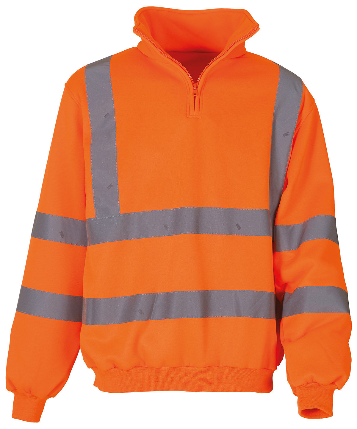 Hi-vis Ãƒâ€šÃ‚Â¼ zip sweatshirt (HVK06)