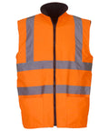 Yoko Hi-Vis Reversible Fleece Bodywarmer (HV008F)