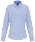 Premier Women's Cotton-Rich Oxford Stripes Blouse