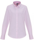 Premier Women's Cotton-Rich Oxford Stripes Blouse