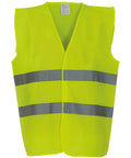 Yoko Hi-Vis 2-Band Waistcoat (HVW102)