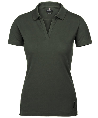 WomenÃƒÂ¢Ã¢â€šÂ¬Ã¢â€žÂ¢s Harvard v-neck  stretch deluxe polo