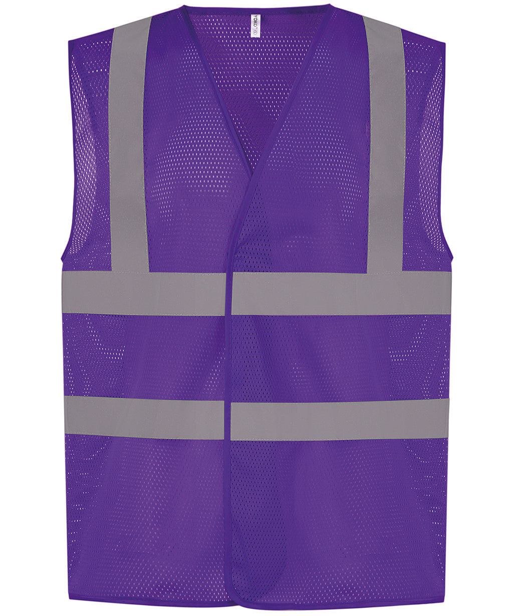 Top cool open mesh 2-band-and-braces waistcoat (HVW120)