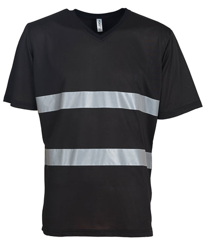 Hi-vis top cool super light v-neck t-shirt (HVJ910)
