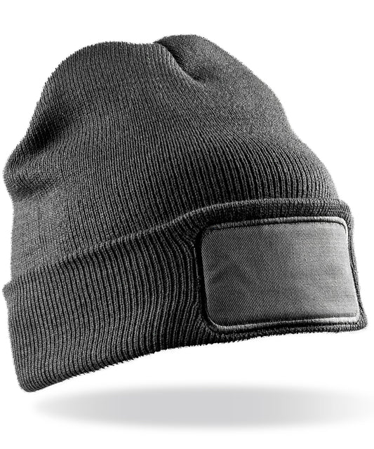 Double-knit ThinsulateÃƒÂ¢Ã¢â‚¬Å¾Ã‚Â¢ printers beanie