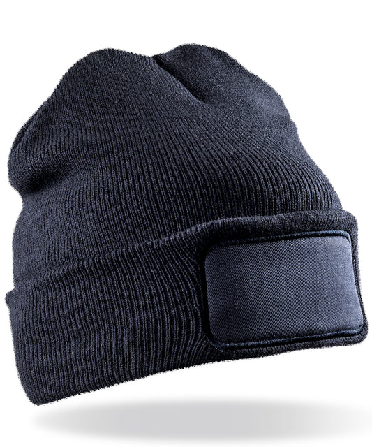 Double-knit ThinsulateÃƒÂ¢Ã¢â‚¬Å¾Ã‚Â¢ printers beanie