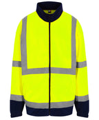 High visibility full-zip fleece