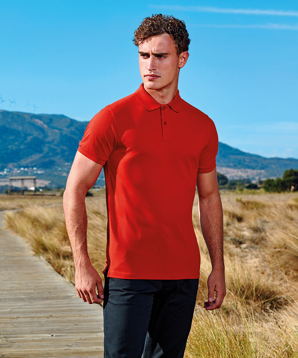 MenÃƒÂ¢Ã¢â€šÂ¬Ã¢â€žÂ¢s polycotton blend polo