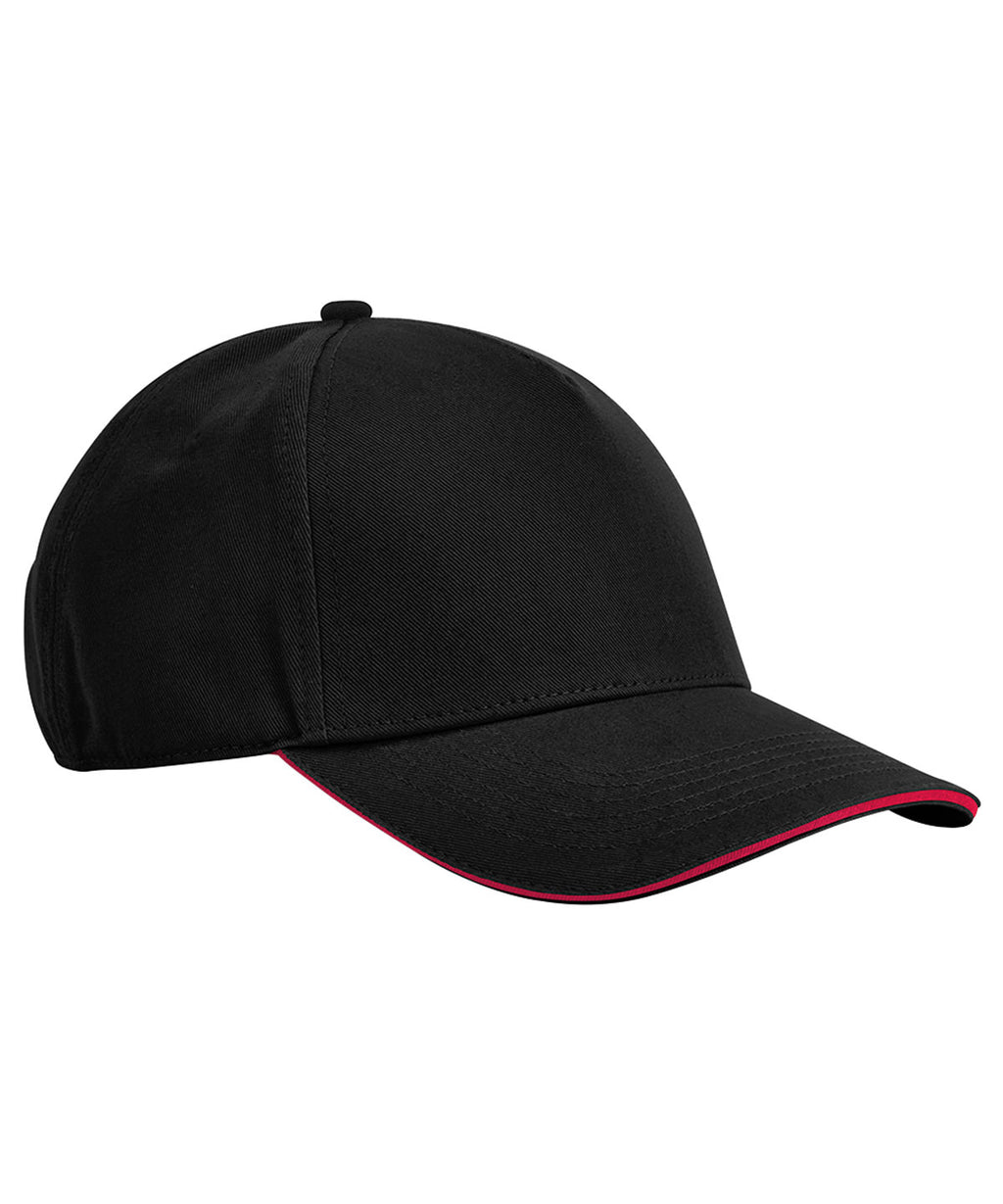 EarthAwareÃƒâ€šÃ‚Â® classic organic cotton 5-panel cap ÃƒÂ¢Ã¢â€šÂ¬Ã¢â‚¬Å“ sandwich peak