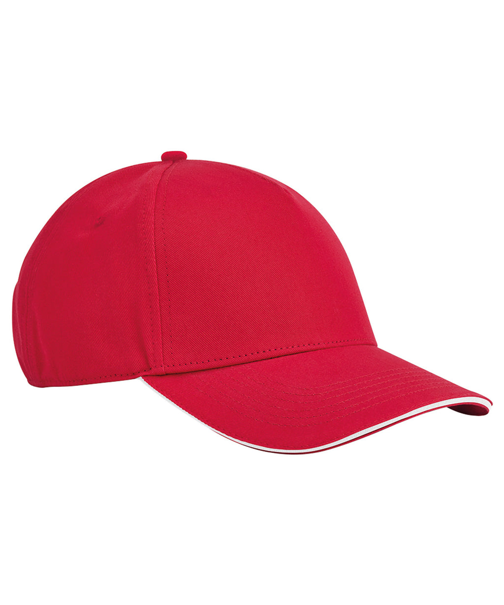 EarthAwareÃƒâ€šÃ‚Â® classic organic cotton 5-panel cap ÃƒÂ¢Ã¢â€šÂ¬Ã¢â‚¬Å“ sandwich peak