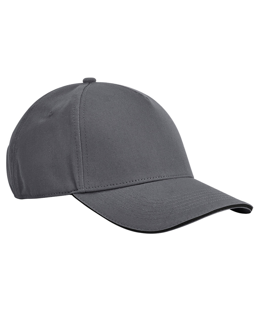 EarthAwareÃƒâ€šÃ‚Â® classic organic cotton 5-panel cap ÃƒÂ¢Ã¢â€šÂ¬Ã¢â‚¬Å“ sandwich peak