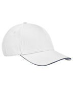 EarthAwareÃƒâ€šÃ‚Â® classic organic cotton 5-panel cap ÃƒÂ¢Ã¢â€šÂ¬Ã¢â‚¬Å“ sandwich peak