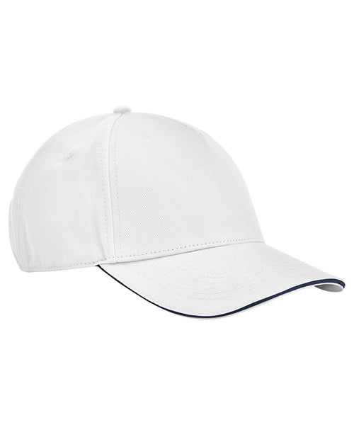 EarthAwareÃƒâ€šÃ‚Â® classic organic cotton 5-panel cap ÃƒÂ¢Ã¢â€šÂ¬Ã¢â‚¬Å“ sandwich peak