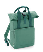 Twin handle roll-top backpack