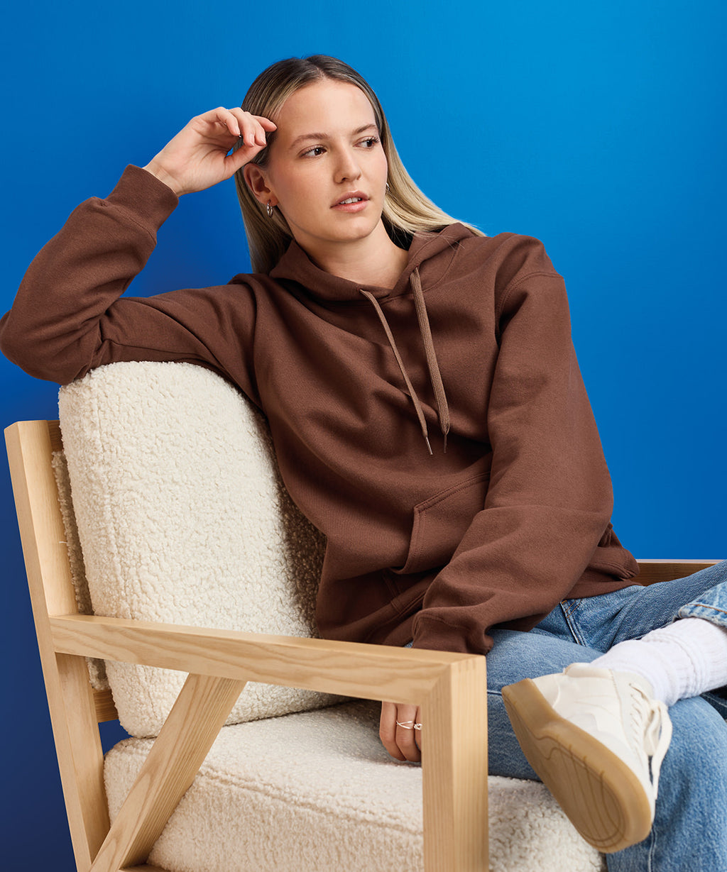 SoftstyleÃƒÂ¢Ã¢â‚¬Å¾Ã‚Â¢ midweight fleece adult hoodie