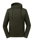 Russell Pure Organic High Collar Hooded Sweatshirt